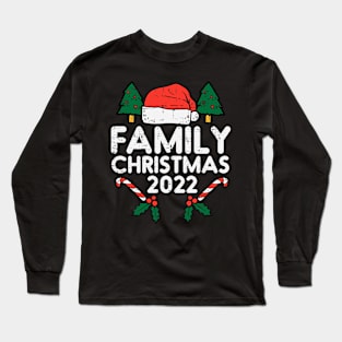 Family Christmas 2022 Matching Group Lights Xmas Men Women Long Sleeve T-Shirt